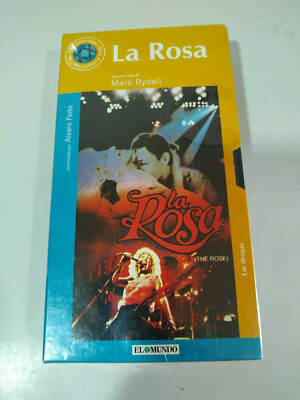 La Rosa Mark Rydell Bette Midler - VHS Kassette Tape Spanisch Neu - 3T