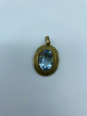 Medallion vergoldet Americana Oval Größe ca. 2,5 cm x 2 cm