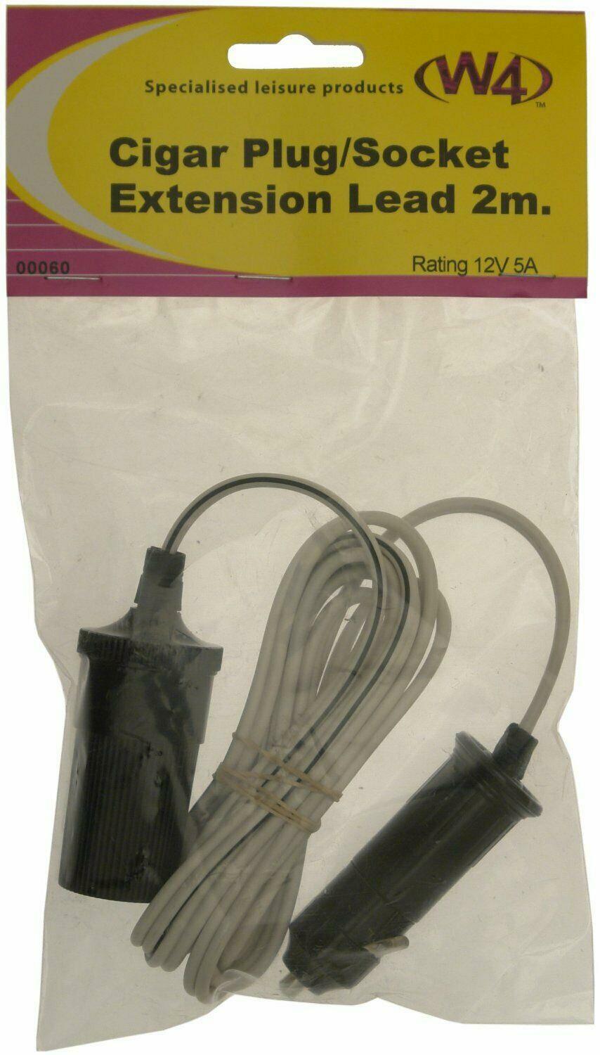 Cigar/Cigarette Lighter Extension Lead - 2m