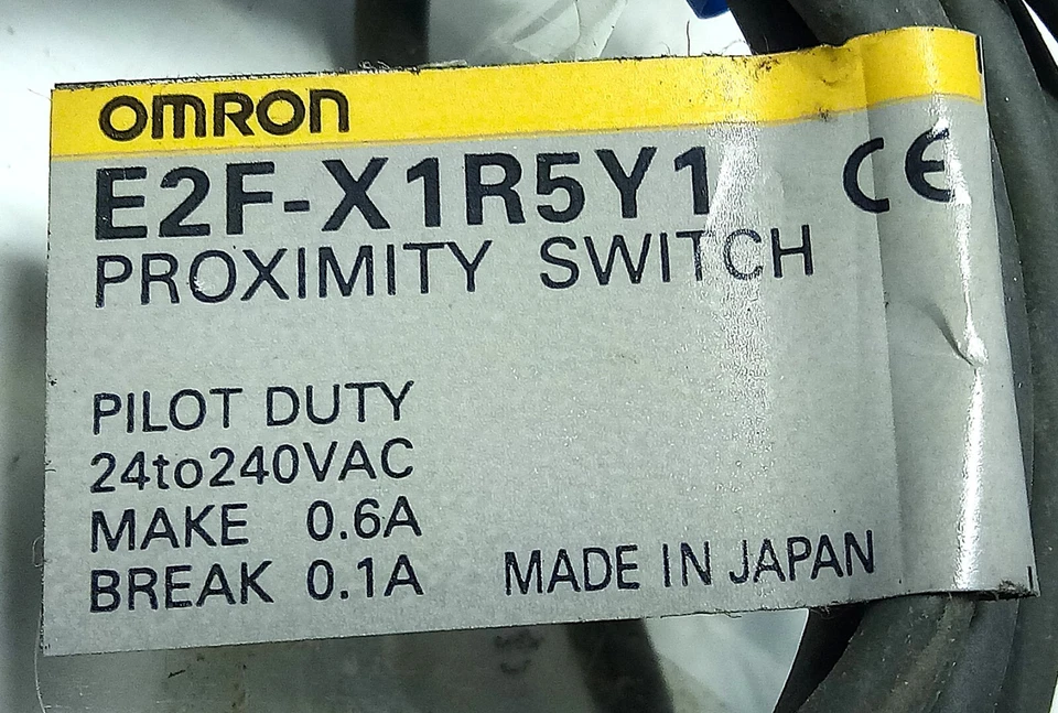 Omron E2F-X1R5Y1 24-240 V AC Shielded Inductive Proximity Sensor - Image 4 of 4