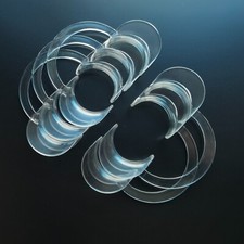 Dental C-Shaped Bite Block Mouth Opener Clear Orthodontic Tools Dentists 100pcs