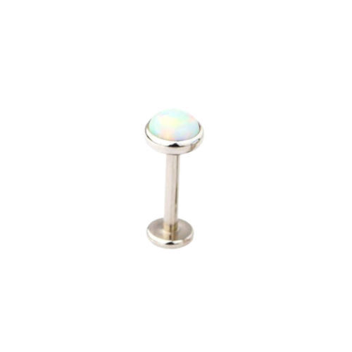 1PC Opal Gem Ear Cartilage Tragus Helix Bar Earring Stud Barbell Body Piercing ↕ - Picture 18 of 19