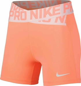 Nike Pro Women's Compression Training Shorts M Orange Intertwist Gym | eBay