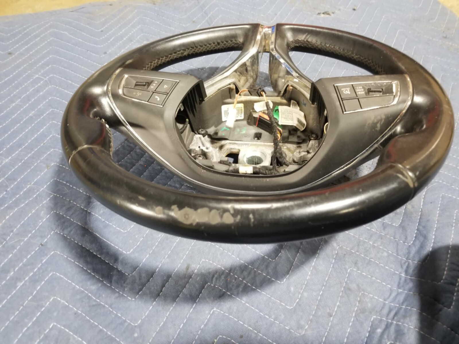 14-20 Maserati Ghibli S M157 Steering Wheel Black 670044602 OEM #85