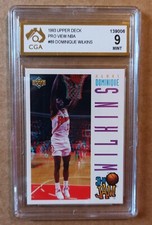 Dominique Wilkins 1993/94 Upper Deck 3D Jam Pro View - #94 - CGA 9 MINT not PSA