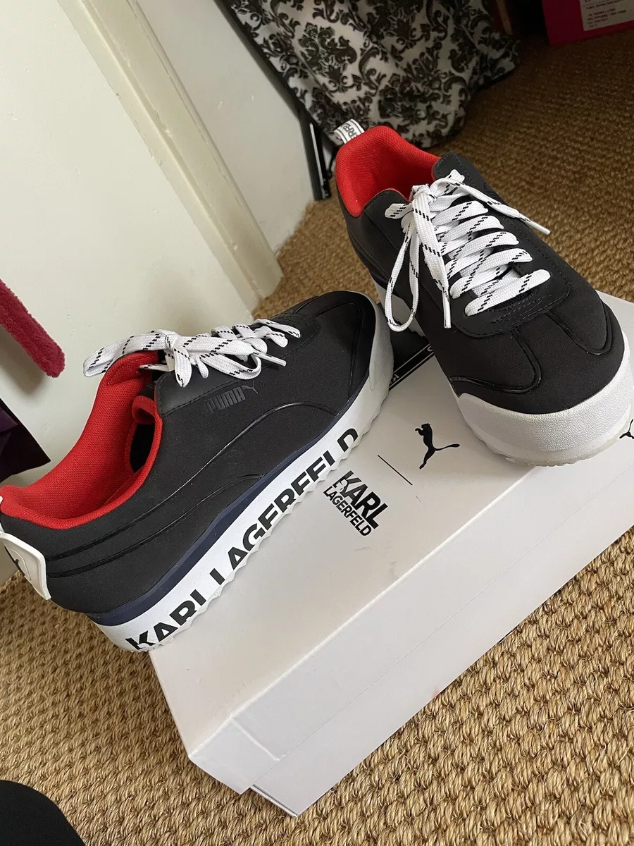 Karl Lagerfeld X Puma Platform Trainers Sneakers Size 5.5 UK 8 US