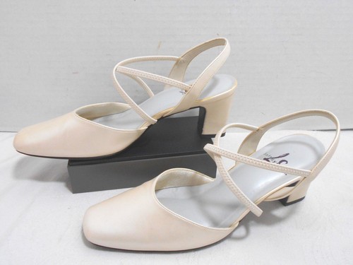 Sz 6.5M Sling Back Heel Shoes 