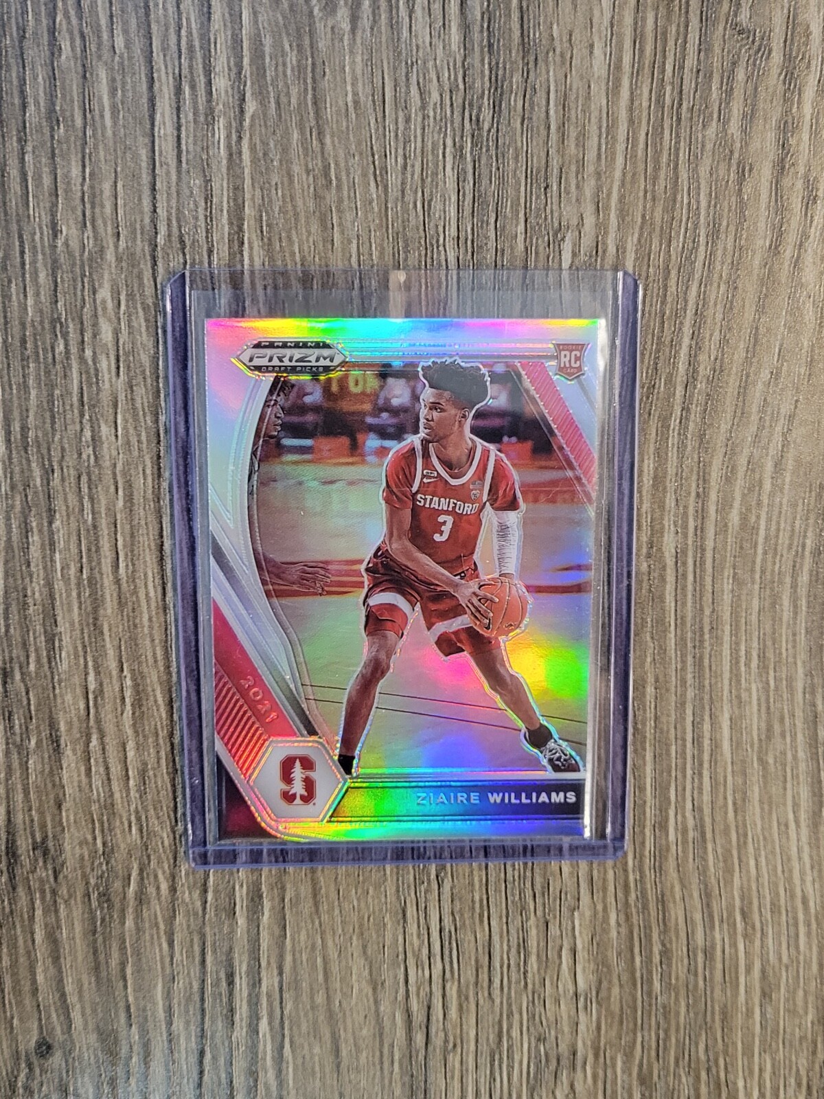 ZIAIRE WILLIAMS RC 2021-22 Panini Prizm Draft Picks #15 ROOKIE NBA Silver Prizm