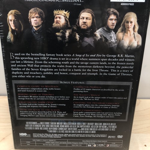 Game of Thrones: The Complete First Season 1 DVD 5 Disk Set Brand New Sealed HBO - Picture 3 of 5