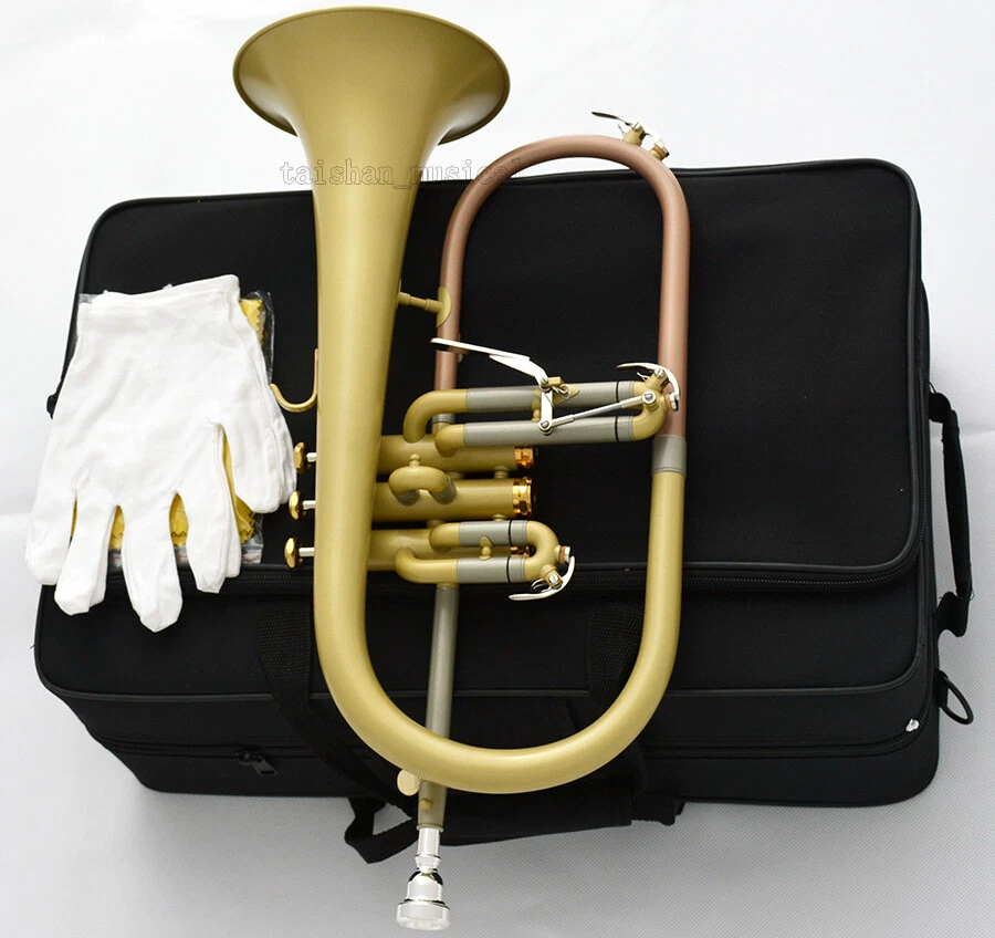 Profi NEUES Bb Flügelhorn seidenmatt von WEIBSTER Musikqualität FLÜGEL - Bild 3 von 4