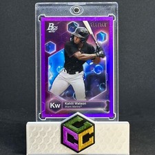 2022 Bowman Platinum Kahlil Watson Precious Elements Purple #/250 #PE-8 Card