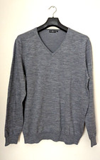 ROYAL CLASS PULLOVER GR. 56 XL GRAU FEIN STRICKPULLOVER 51% MERINO WOLLE 2405043