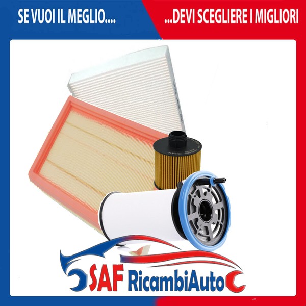 KIT Originalfilter Fiat 500X 1.6 Und 2.0 Diesel Multijet Jeep Renegade-image