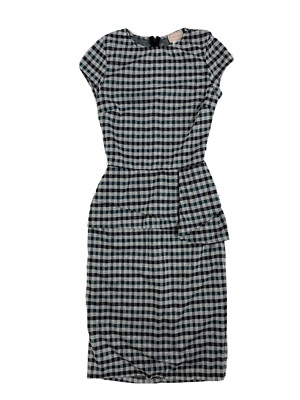 Love...Ady Plaid Patterned Bodycon Dress Blk/Hn At Nordstrom Rack - Womens Work Dresses