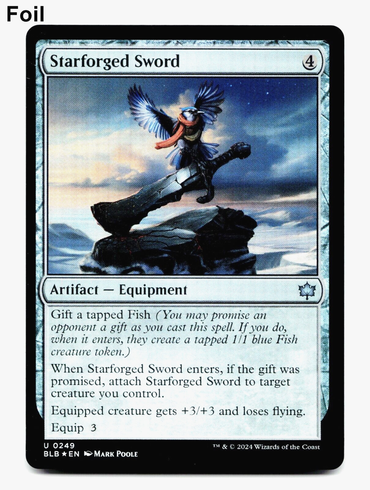 Starforged Sword - FOIL - MTG Bloomburrow
