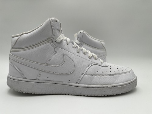 Nike Mens Court Vision Mid NN DN3577-100 White Basketball Shoes Sneakers Sz 10 - Picture 2 of 8