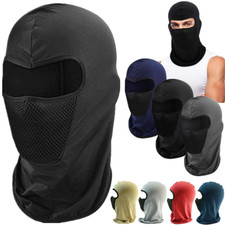 One Hole Men Balaclava Full Face Mask Mouth Cover Bike Ski Sports Head Wear Lot