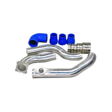 Intercooler Piping Pipe Tube Kit For 95-99 Eclipse Talon Dsm 2g Upg Blue Hoses