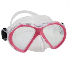 Scuba Dive Snorkeling Spearfishing Mask Gear Ultra Low Volume Black Silicone