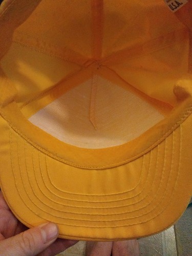 Ernie Irvan Vintage Snapback Hat Kodak 4 Nascar Yellow Race Cap Made in USA - Picture 9 of 9