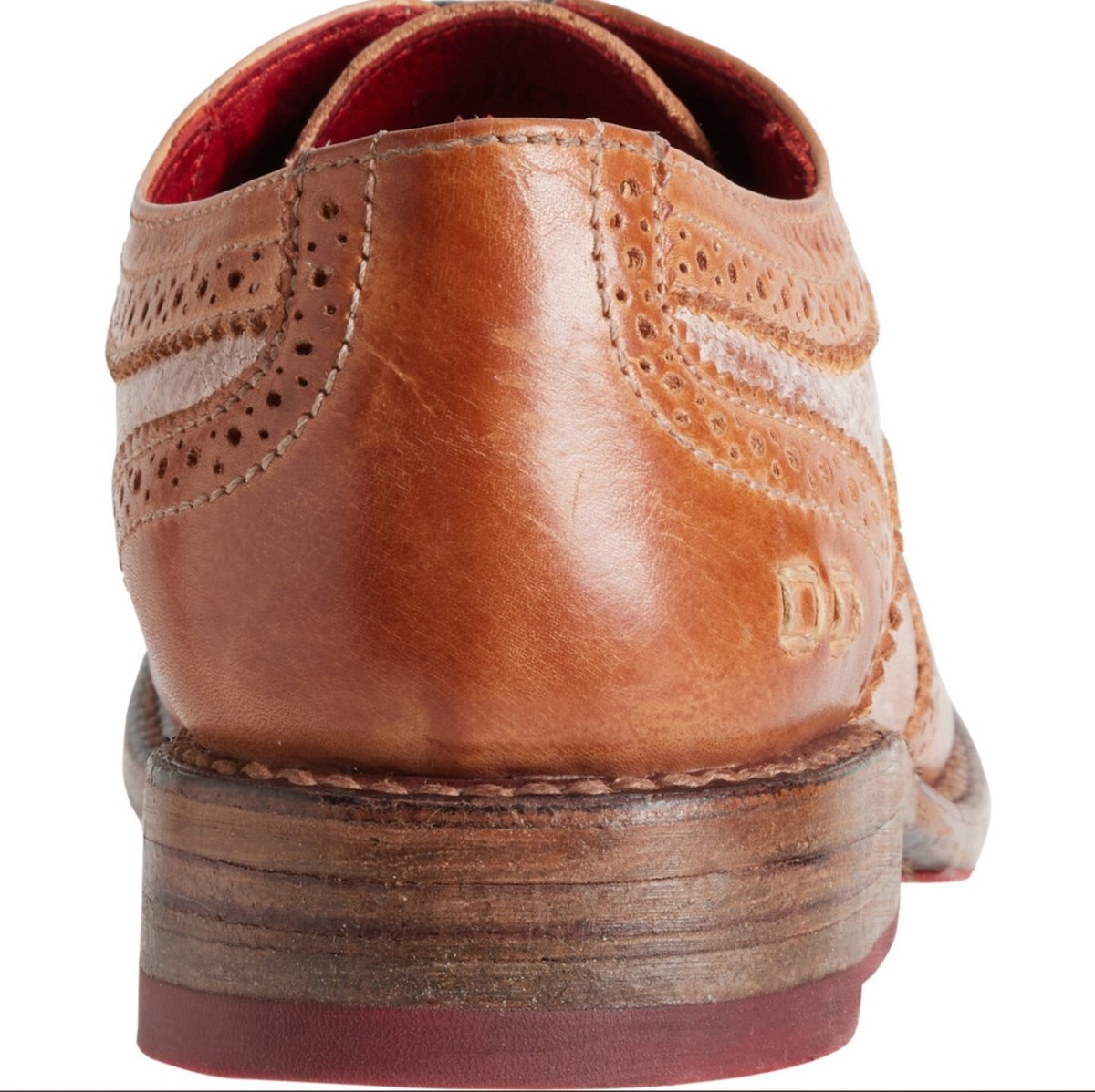 Bed Stu Lita Womens Leather Wingtip Oxford Tan Rustic Brown  display picture 1