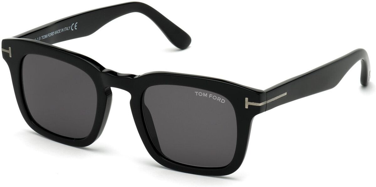 Tom Ford Dax TF751-N 01A Black Square Sunglasses Frame 50-22 Tom Ford Dax TF751-N 01A Black Square Sunglasses Frame 50-22