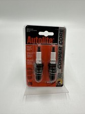 Autolite 65 Copper Core Spark Plugs Set of 2 New In Box 65DP2
