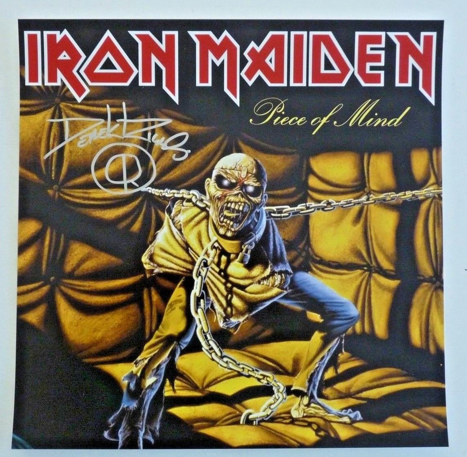 Derek Riggs Iron Maiden EDDIE Artist Signed Autograph 12x12 Photo ...