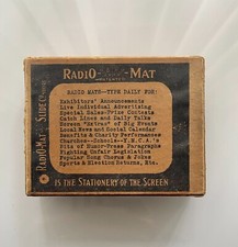 Vintage Box Of 50 Radio-Mat Slide For Typewriter Or Type Machine