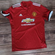 Adidas Soccer Jersey Manchester United Home Football shirt, Men`s Size M