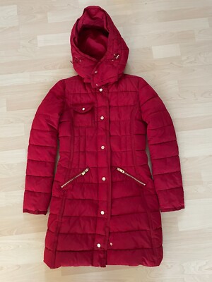 Desigual Jacke Desigual Mantel Rot Schwarz Mantel Bestickt Damen