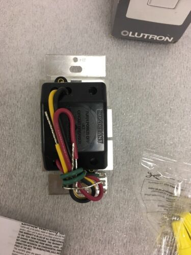 Lutron DIMMERSCHALTER einpolig Dual Slide zum Ausschalten 300 Watt Glühlampe Halogen - Bild 3 von 6
