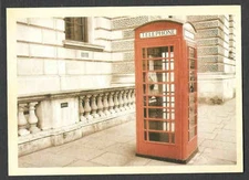Ca 1930's-40's PPC PUBLIC TELEPHONE BOOTH