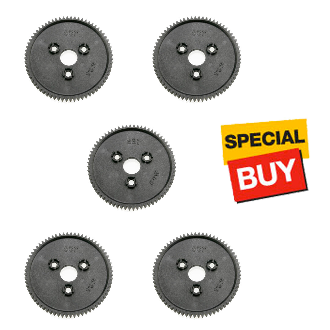 Traxxas Spur Gear 68T 0.8P 1/10 (5) : E-Maxx & E-Maxx Brushl