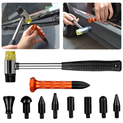 Car Body Paintless Dent Tools Hail Ding Hammer Tap Down Repair Hail ...