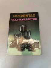Original Instructions Manual for Asahi Pentax Takumar Lenses (Japanese Language)