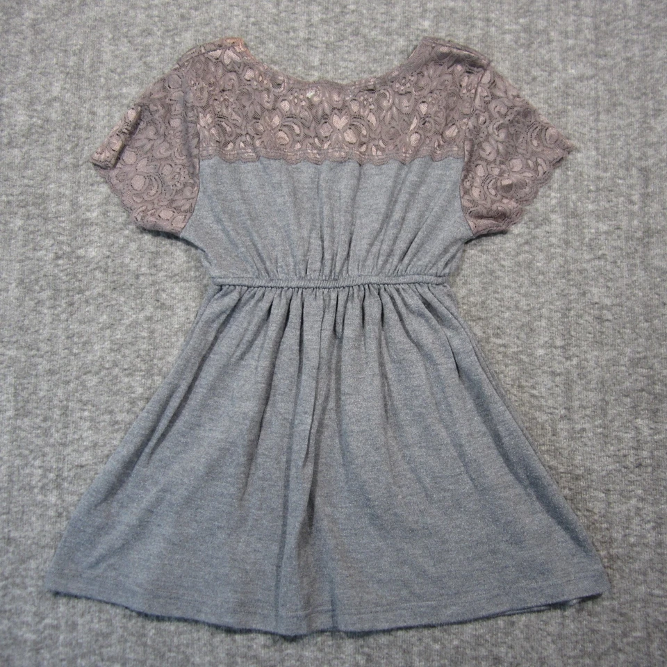 Camisa Babydoll De Colección Y2K Delias Mujeres XS Sumergida Cuello en V Encaje Hombro Calzoncillo Cintura Foto 4 de 4