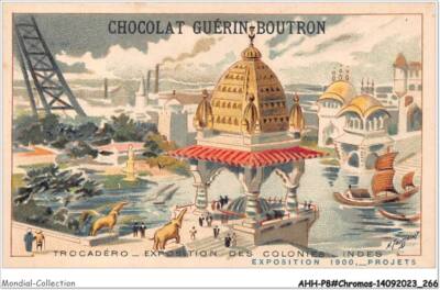 AHHP8-1534 - CHROMOS - SCHOKOLADE-GUERIN-BOUTRON - PARIS - TROCADERO - EXPOSI