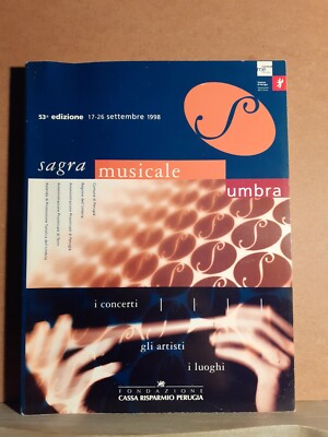 Musikfest Umbrien 53. Auflage September 1998 