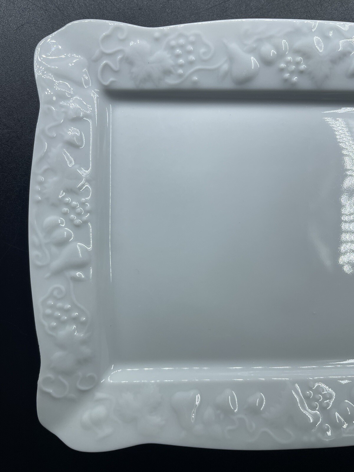 Philippe Deshoulieres California Blanc Tray Plate White Porcelain Dish