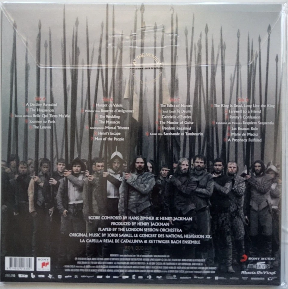 Hans Zimmer & Henry Jackman Henri 4 Ltd ED numbered LP Album vinyl Record 2022 - Image 3 of 4