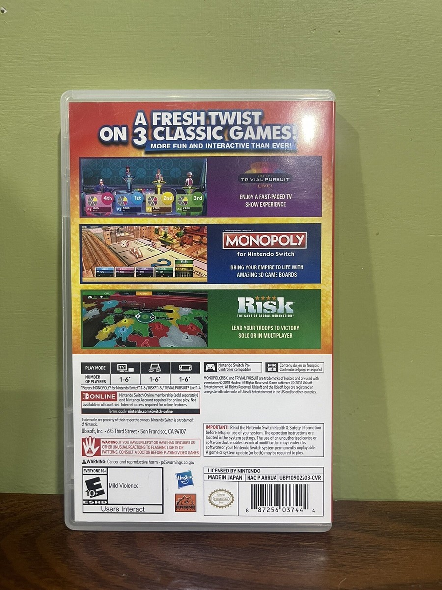 Hasbro Game Night Per Nintendo Switch - Gioco In Codice (confezione Fisica Con Codice