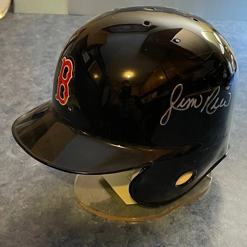 Minicasco firmado por Jim Rice autografiado de los Medias Rojas de Boston  Foto 2 de 2