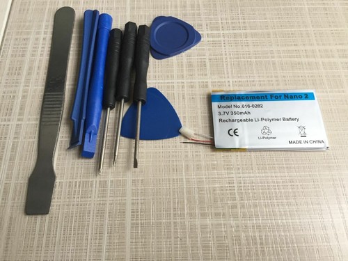 Replacement Battery for iPod Nano 2 2nd Gen A1199 +Tool Kit 350mAh - Picture 11 of 12
