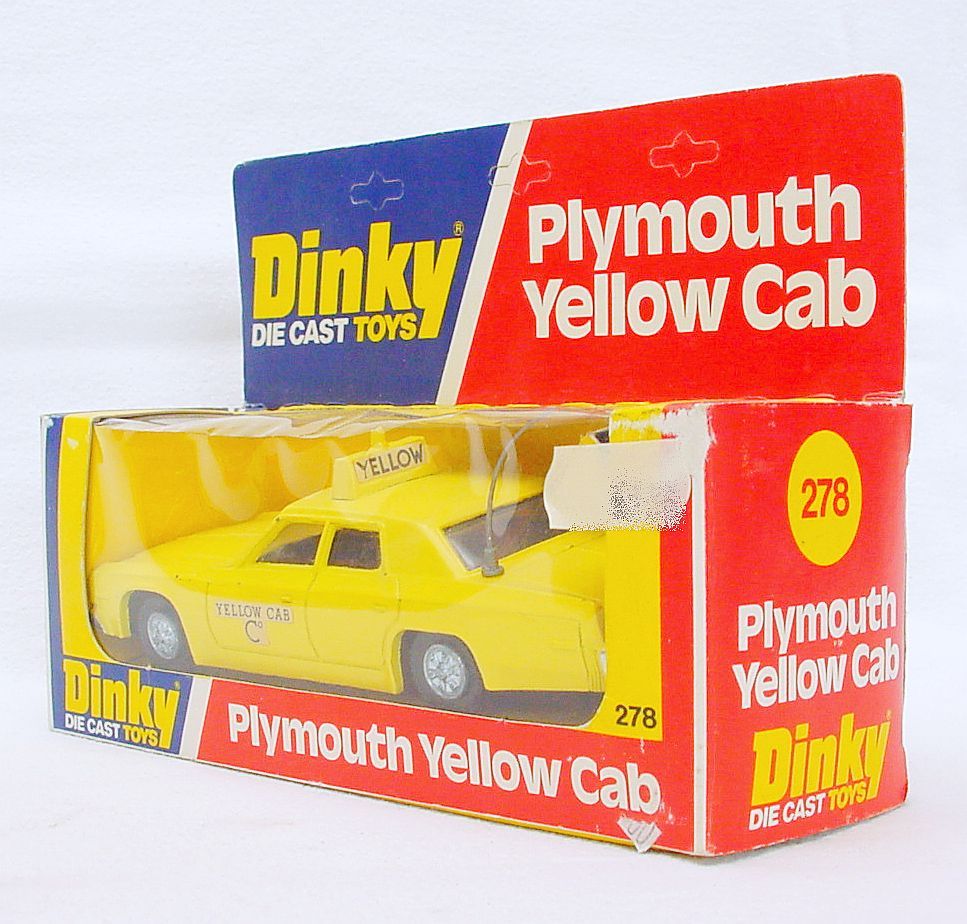 美品　DINKY TOYS PLYMOUTH USA TAXI ミニカー Dinky Toys Plymouth Usa Taxi Minicar | eBay