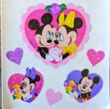 sandylion stickers Mickey Mouse And Minnie Valentine's Day Prismatic 1 MOD