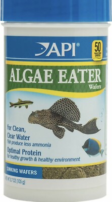 API Algae Eater Premium Sinking Wafer Fish Food 1.3 Oz.- Free Shipping