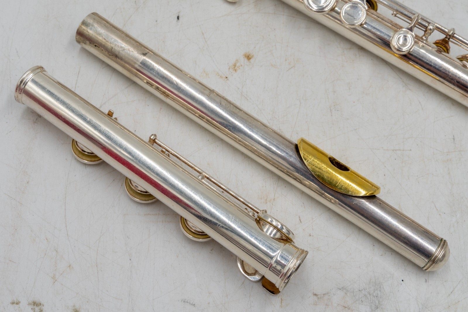 Gemeinhardt KG Special Solid Silver Open Flute With Gold Plated