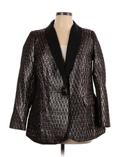 Eloquii Women Silver Blazer 14 Plus