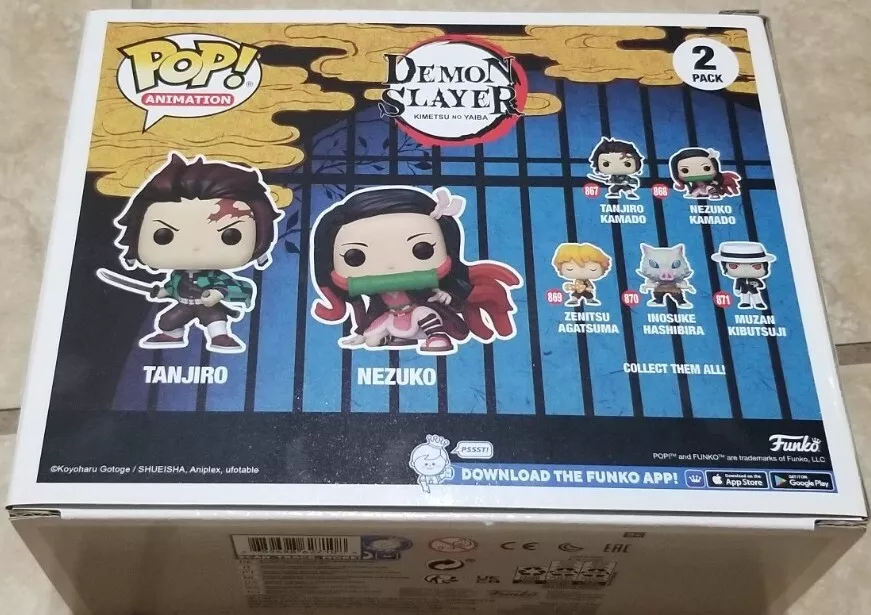 Funko Pop (EXCLUSIVO) Demon Slayer - Tanjiro & Nezuko